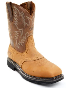 Ariat Men's Sierra Steel Square Toe Western Work Boots