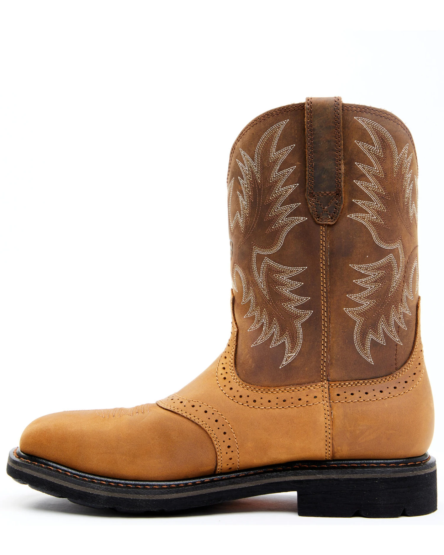 Ariat Men's Sierra Steel Square Toe Western Work Boots 4 Ariat Men's Sierra Steel Square Toe Western Work Boots - Image 4