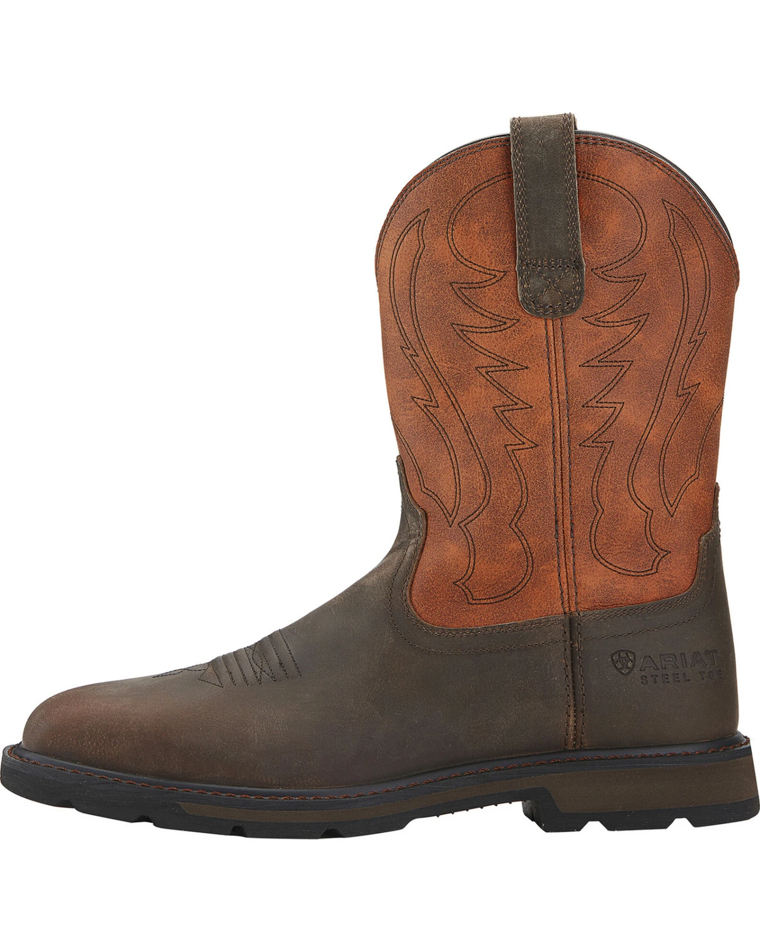 Ariat Men's Groundbreaker Steel Toe Western Work Boots 2 Ariat Men's Groundbreaker Steel Toe Western Work Boots - Image 2