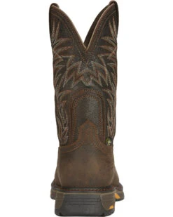 Ariat Men's Workhog Waterproof Comp Toe Met Guard Work Boots -Western Denim Store 030837 41 BK