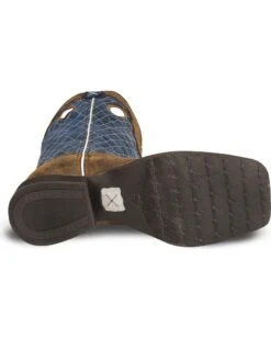 Twisted X Men's Distressed Ruff Stock Western Boots - Broad Square Toe -Western Denim Store 036B30 B1 BM