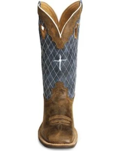 Twisted X Men's Distressed Ruff Stock Western Boots - Broad Square Toe -Western Denim Store 036B30 B1 FT