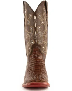 Ferrini Men's Caiman Croc Print Western Boots - Broad Square Toe -Western Denim Store 036G45 36 P4