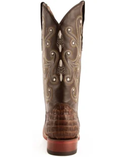 Ferrini Men's Caiman Croc Print Western Boots - Broad Square Toe -Western Denim Store 036G45 36 P5
