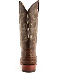 Ferrini Men's Caiman Croc Print Western Boots - Broad Square Toe -Western Denim Store 036G45 7059 P5