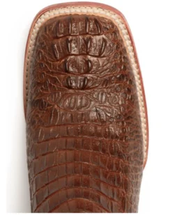 Ferrini Men's Caiman Croc Print Western Boots - Broad Square Toe -Western Denim Store 036G45 7059 P6