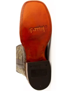 Ferrini Men's Caiman Croc Print Western Boots - Broad Square Toe -Western Denim Store 036G45 7059 P7