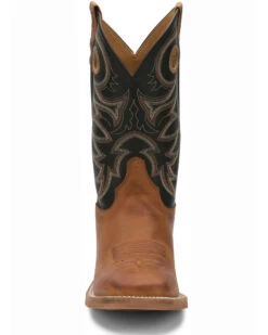 Justin Men's Caddo Bent Rail Western Boots - Broad Square Toe -Western Denim Store 036P11 35 P5