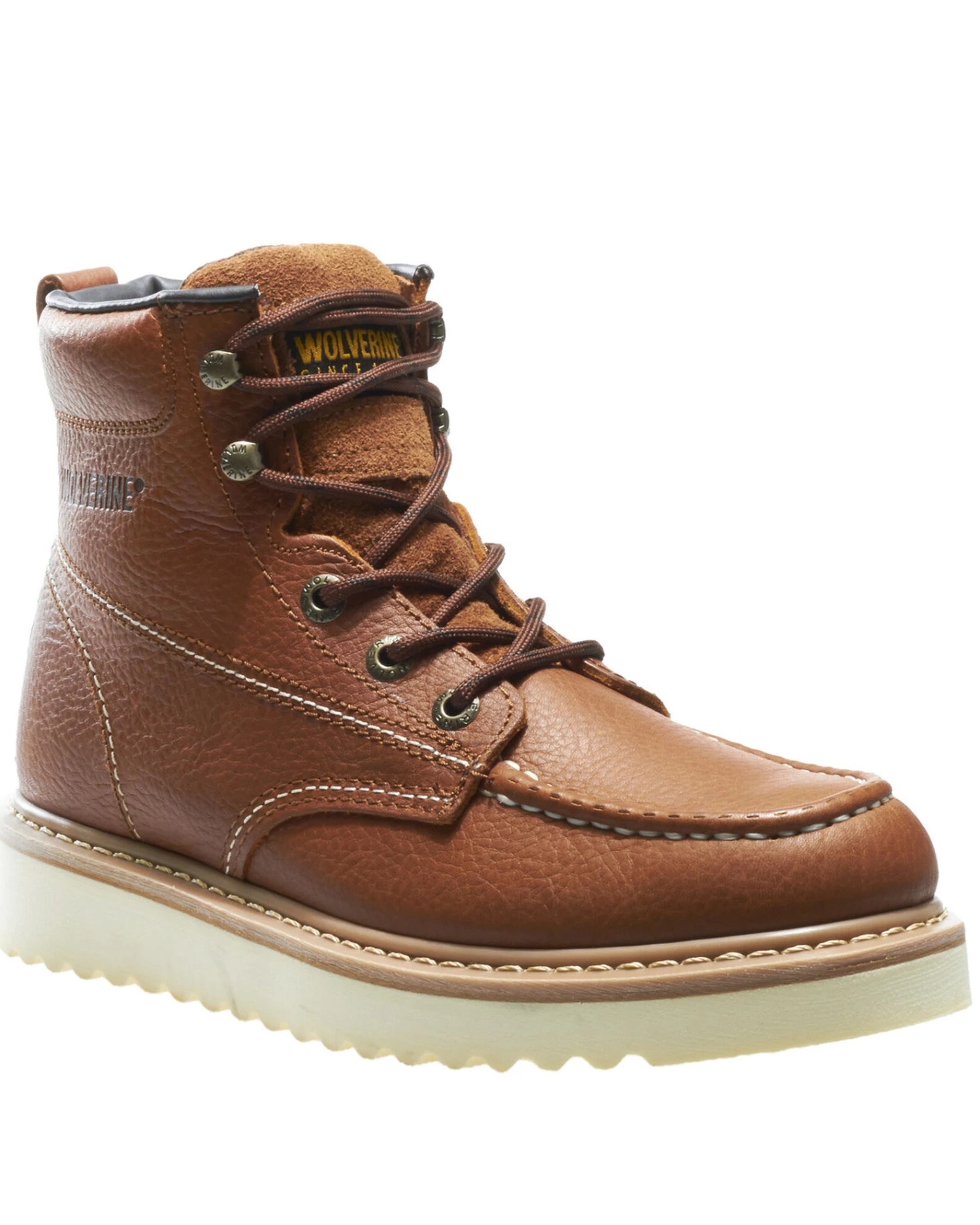Wolverine Men's Moc Toe Work Boots 1 Wolverine Men's Moc Toe Work Boots