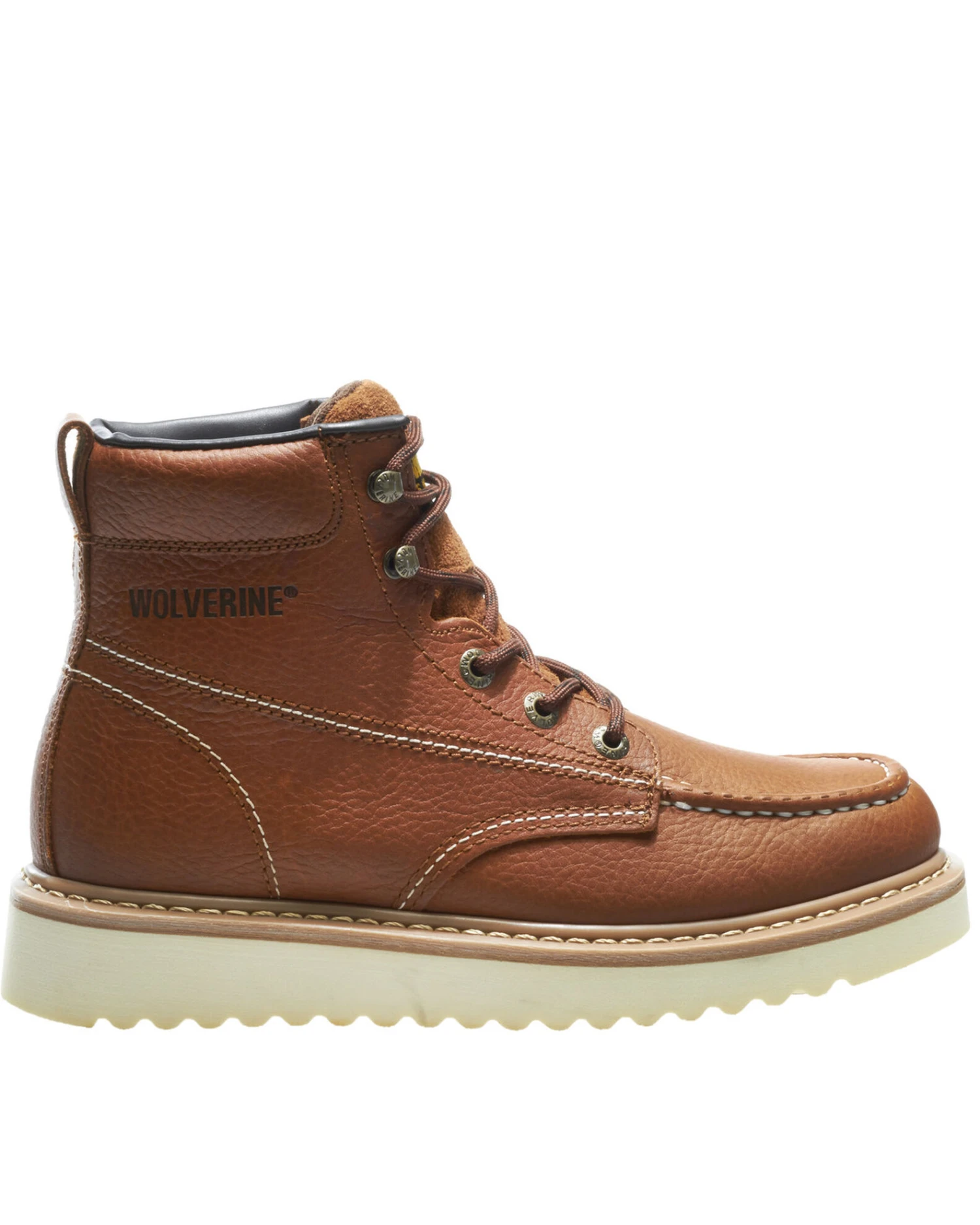 Wolverine Men's Moc Toe Work Boots 2 Wolverine Men's Moc Toe Work Boots - Image 2