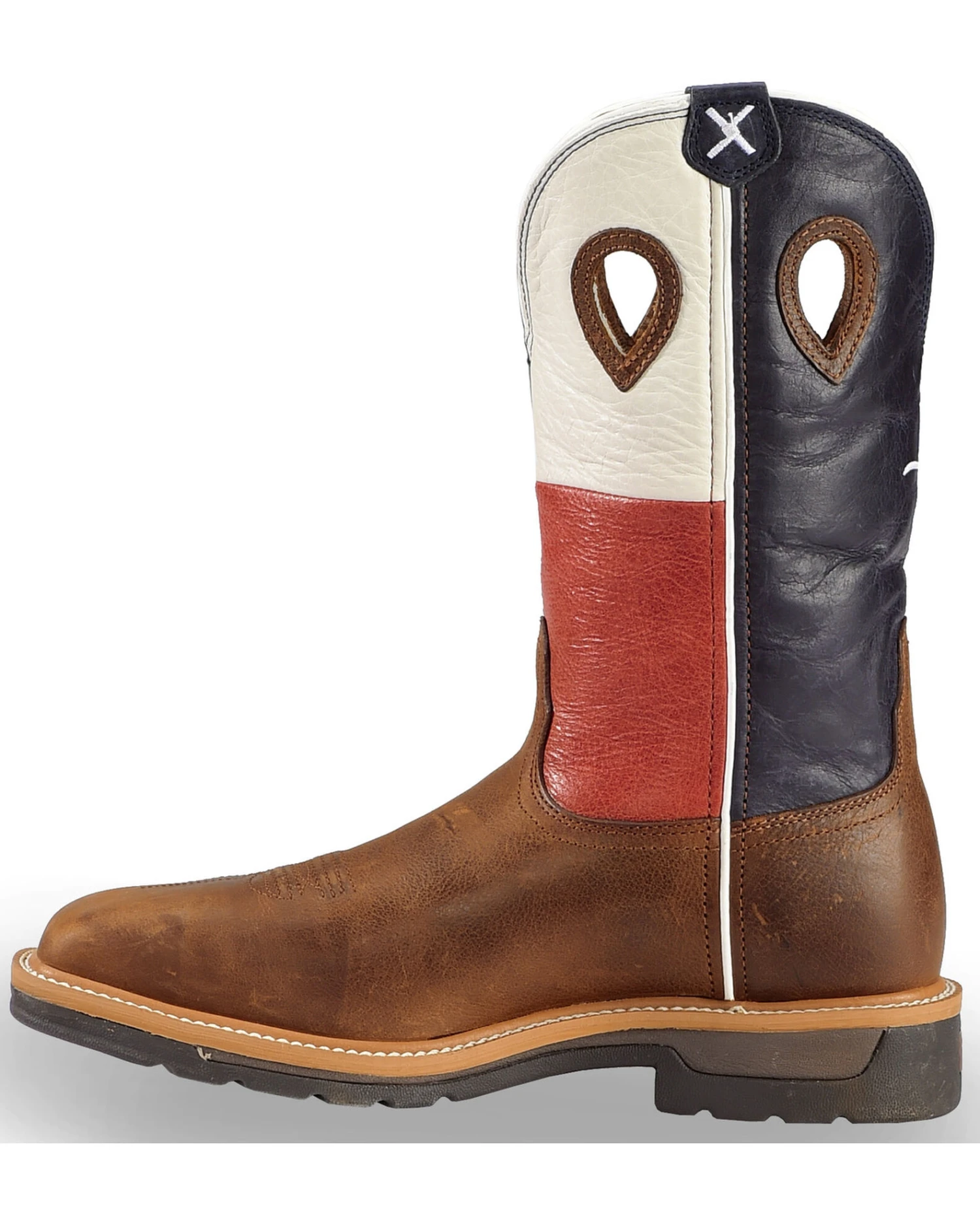 Twisted X Men's 12" Lite Cowboy Flag Steel Toe Work Boots 3 Twisted X Men's 12" Lite Cowboy Flag Steel Toe Work Boots - Image 3