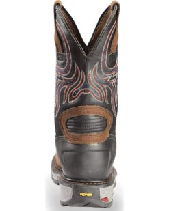 Justin Men's Tanker Western Work Boots - Steel Toe -Western Denim Store 050V74 JJ BK