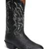Tony Lama Men's Smooth Ostrich Western Boots - Round Toe