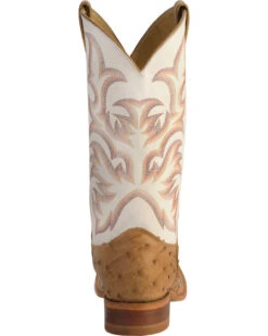 Justin Men's AQHA Remuda Full Quill Ostrich Exotic Boots -Western Denim Store 066710 22 BK