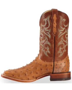 Justin Men's Full Quill Ostrich Western Boots -Western Denim Store 066A49 38 LT