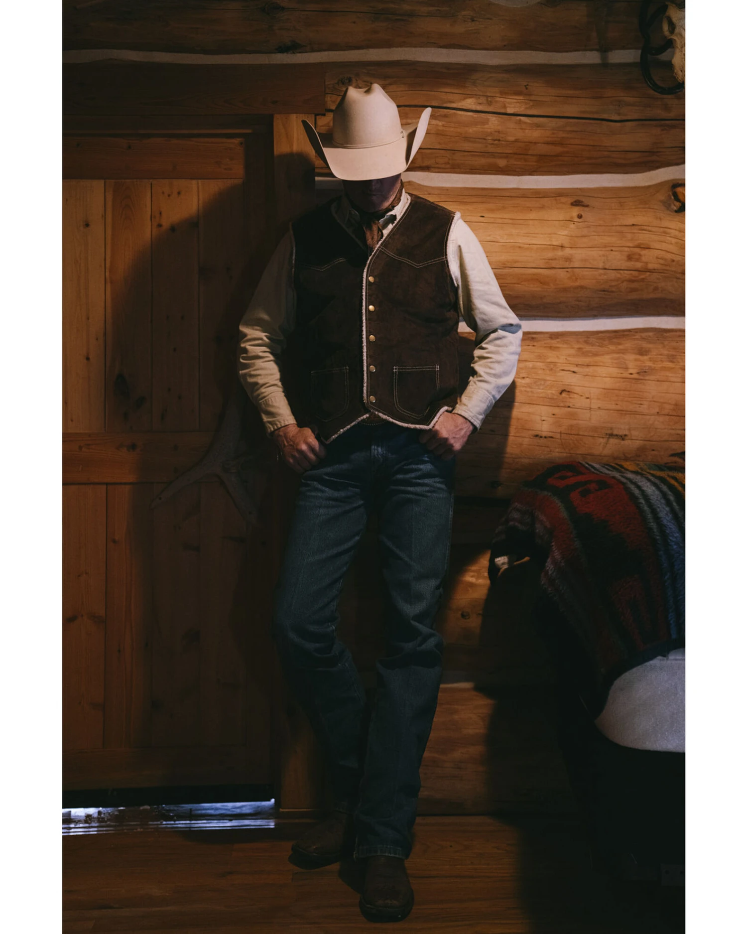 Scully Boar Suede Leather Vest 1 Scully Boar Suede Leather Vest