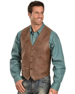 Scully Men's Western Lamb Vest