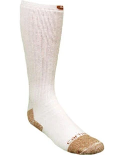 Carhartt Men's Full Cushion Steel-Toe Cotton Work Boot Socks - 2 Pack