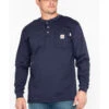 Carhartt Men's FR Henley Long Sleeve Work Shirt