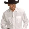 Wrangler Silver Edition Men's Long Sleeve Western Shirt 