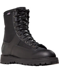 Danner Men's Black Acadia 8" Work Boots - Round Toe 