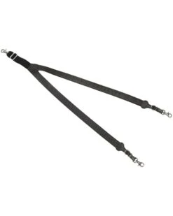 Nocona Black Leather Suspenders