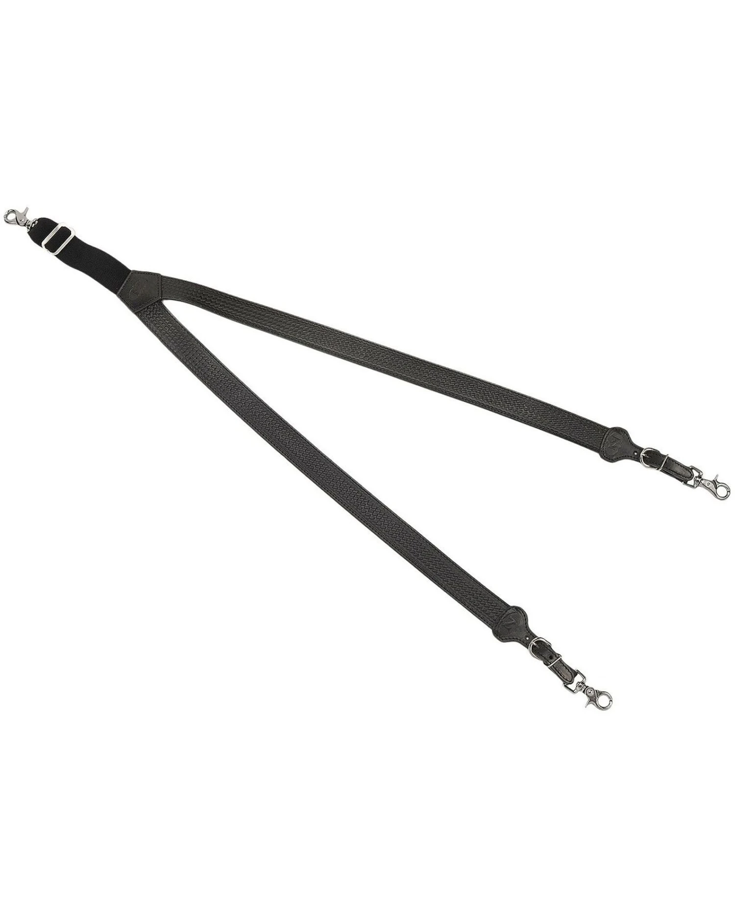 Nocona Black Leather Suspenders 1 Nocona Black Leather Suspenders