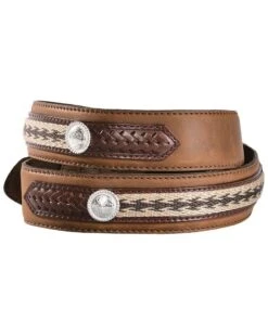 Tony Lama Duke Leather Belt -Western Denim Store 120H37 BR P2