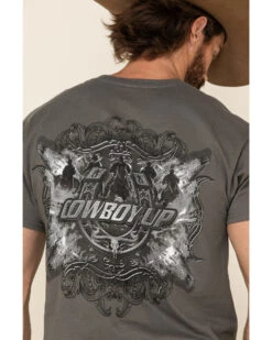 Cowboy Up Men's Open Range Short Sleeve Graphic T-Shirt -Western Denim Store 2000030603 020 P5