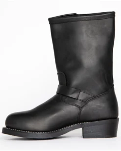 Brothers & Sons Men's Engineer Motorcycle Boots - Round Toe -Western Denim Store 2000078014 001 LT