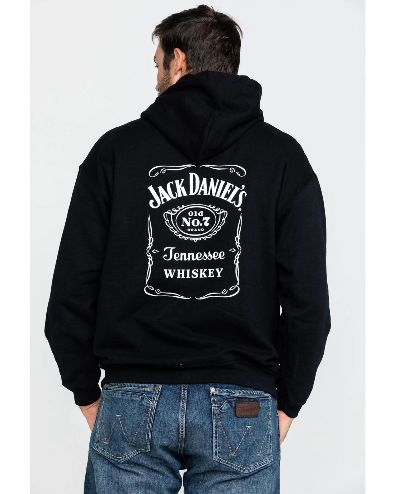Jack Daniel's Men's Logo Hooded Sweatshirt 2 Jack Daniel's Men's Logo Hooded Sweatshirt - Image 2