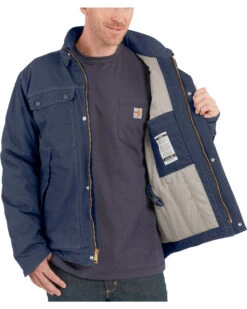 Carhartt Men's FR Full Swing Quick Duck Work Coat  -Western Denim Store 2000208686 410 D3