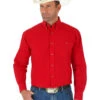 George Strait By Wrangler Men's Long Sleeve Western Shirt