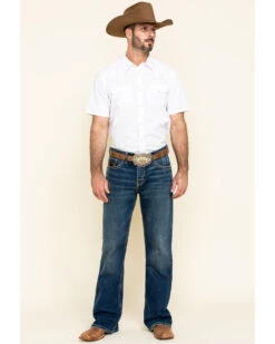 Gibson Men's Solid Short Sleeve Pearl Snap Western Shirt -Western Denim Store 2000211598 100 P6