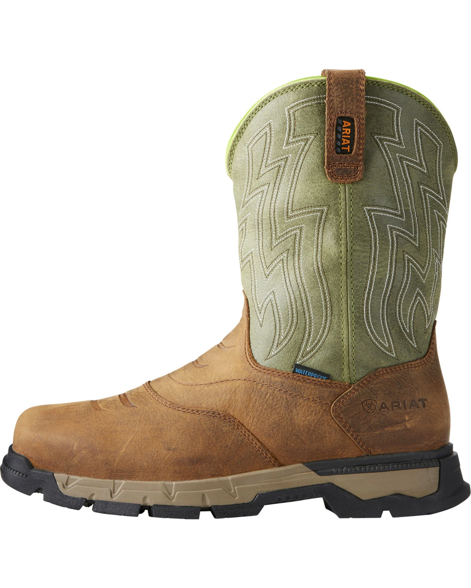 Ariat Men's Rebar Flex Waterproof Western Boots 2 Ariat Men's Rebar Flex Waterproof Western Boots - Image 2