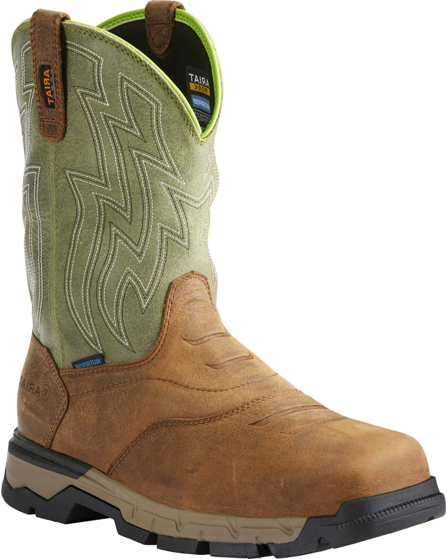 Ariat Men's Rebar Flex Waterproof Western Boots 1 Ariat Men's Rebar Flex Waterproof Western Boots