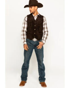 Cody James Men's Wild Boar Suede Vest -Western Denim Store 2000215916 200 D4