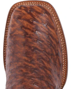 El Dorado Men's Handmade Full Quill Ostrich Stockman Boots - Broad Square Toe -Western Denim Store 2000221953 221 TP