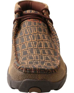 Twisted X Men's Caiman Print Driving Mocs - Moc Toe -Western Denim Store 2000240922 200 FT