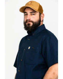 Carhartt Men's Rugged Flex Rigby Short Sleeve Work Shirt 10 Carhartt Men's Rugged Flex Rigby Short Sleeve Work Shirt -Western Denim Store 2000270097 410 P5