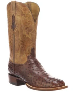Lucchese Men's Cliff Exotic Western Boots - Square Toe