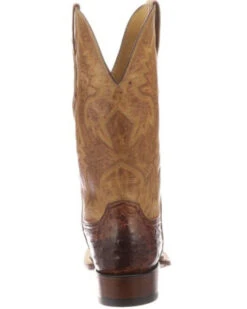 Lucchese Men's Cliff Exotic Western Boots - Square Toe -Western Denim Store 2000277051 201 P4
