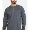 Ariat Men's FR Air Henley Long Sleeve Work Shirt 