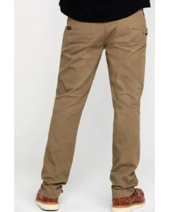 Ariat Men's Khaki Rebar M4 Made Tough Durastretch Double Front Straight Work Pants 