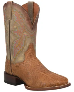 Dan Post Men's Dry Gulch Python Exotic Boots - Broad Square Toe