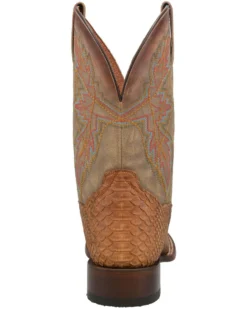 Dan Post Men's Dry Gulch Python Exotic Boots - Broad Square Toe -Western Denim Store 2000308357 280 P4