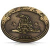 Montana Silversmiths Men's Don'e Tread On Me Gadsden Buckle