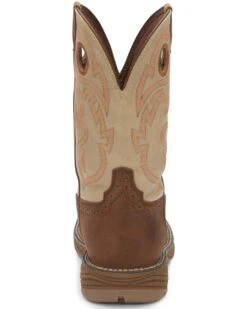 Justin Men's Stampede Rush Western Work Boots - Composite Toe -Western Denim Store 2000313687 200 P4