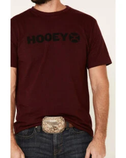 HOOey Men's Maroon Lock-Up Logo Graphic T-Shirt 8 HOOey Men's Maroon Lock-Up Logo Graphic T-Shirt -Western Denim Store 2000322751 642 P4