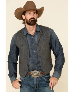 Western Denim Store 27 Outback Trading Co. Men's Charcoal Jessie VestÂ